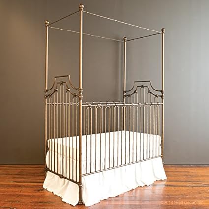 vintage gold crib