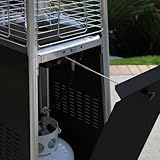 Garden Radiance GRP4000BK Dancing Flames Pyramid Outdoor Patio Heater