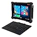 MOBILEDEMAND Flex-10A Windows 10 Tablet 2-in-1 Laptop Keyboard | Intel Core 10 Inch Tablet Military Grade Rugged Tablet Drop Tested Case 8-Hour Li-Ion Battery Tablet Computer 1280x800 4GB-RAM