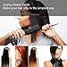 Spaire Hair Straightener Negative Ionic Wet Hair Applicative PTC Ceramic Flat Iron Hair Styler with LCD Fast Heating Temperature Control and Lock Design