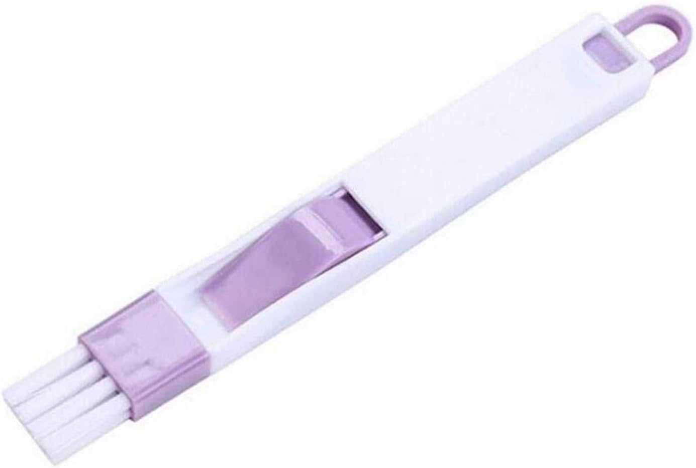 Gap Brush, Mini Brush and Dustpan Multipurpose Detachable Broom and Dustpan Cleaning Tool Purple