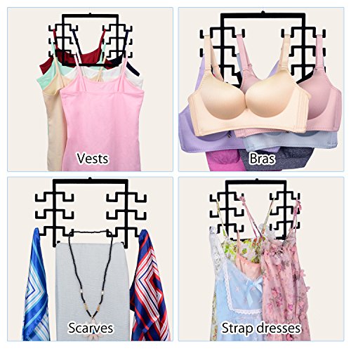 IEOKE Dress Hangers Organizer Hangers Non-slip Velvet Closet Hangers - For women Closet
