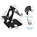 Foldable Universal Desktop cell phone stand tablet stand holder, Aluminum apple iwatch stands charging dock cradle For all Android Smartphone,iWatch (38mm 42mm) and Tablet (Up to 12.9 inch) Black