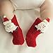 LHX-557 2 Pack Christmas Holiday Santa Claus Socks for Kids - Christmas Gift