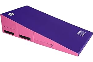 We Sell Mats Gymnastics Incline Mat, Cheese Wedge Skill Shape, Tumbling Mat for Gymnastics Training, Cheerleading and Obstacle Courses
