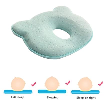 Baby Pillow Baby Newborn Shaping Pillow Memory Foam Pillow Flat