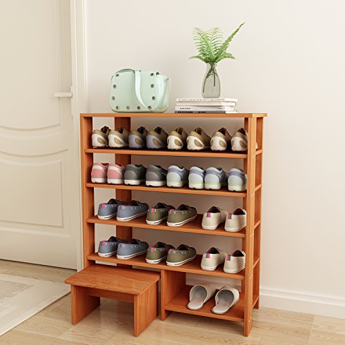 DL furniture Espresso Finish Solid Wood Storage Shoe ,5 Shelves Storage Rack DL furniture Espresso Finish Solid Wood Storage Shoe ,5 Shelves Storage Rack