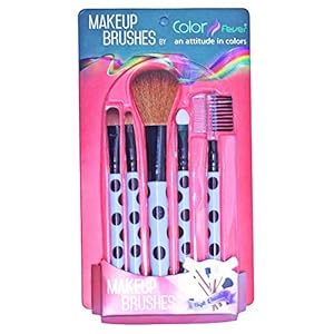 Color Fever Makeup Brush Set, Black/White