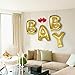 Lovne 40 Inch Gold Helium Foil Balloons, Baby Letter Balloon for Wedding Birthday Party