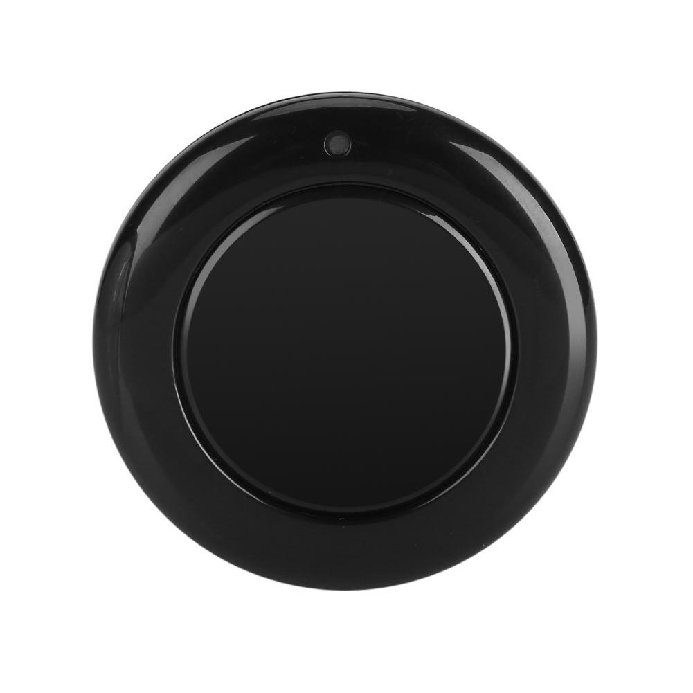 Quick Respond, Simple Matching, Widely Use Wireless Remote Transmitter 1 Channel Mini Transmitter, 433MHz One-button Round Wall Mounted Transmitter with Indicator Light