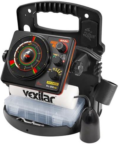 Vexilar FL-22 Fishing Sonar with PC100 Case &amp; 12 Degree Ice Ducer