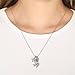 Unicorn Necklace - Rhinestone Rainbow Unicorn Necklace for Girls - Unicorn Rainbow Necklace
