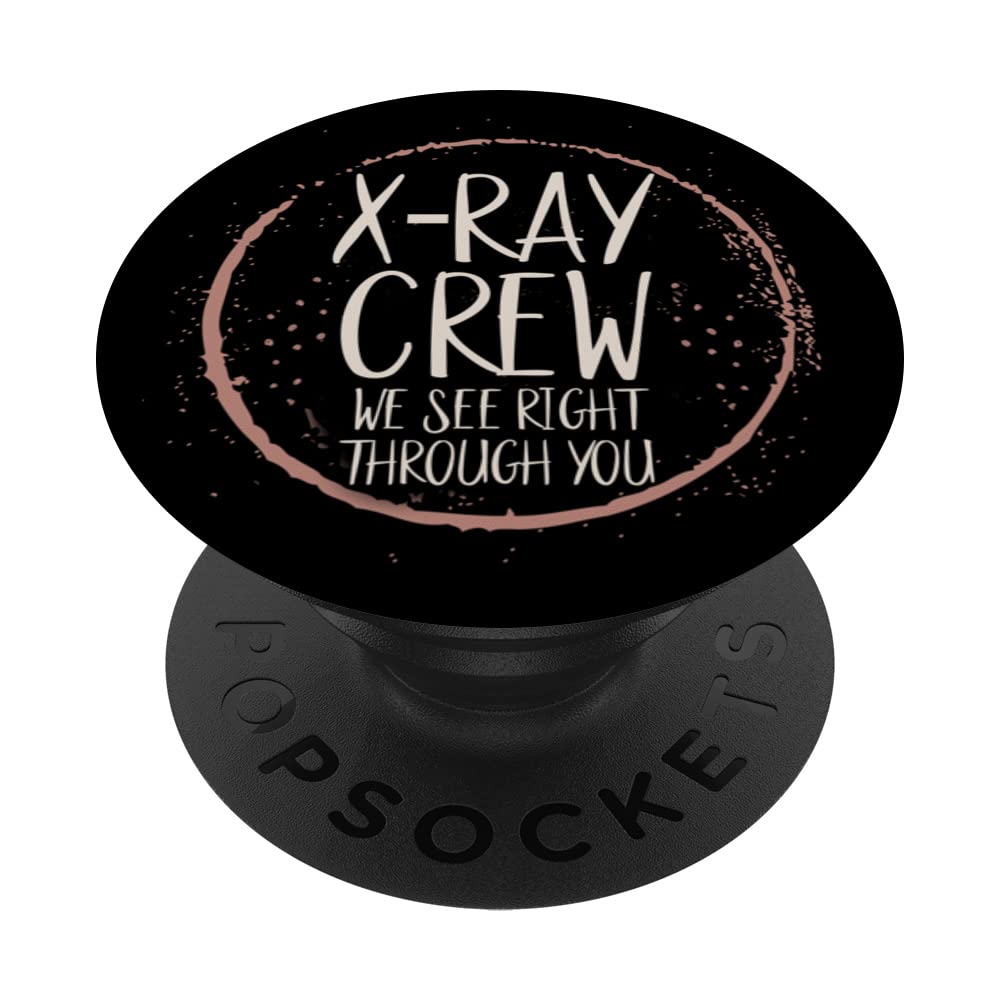 X-Ray Tech Shirt For Women Radiology Team Rad Tech Week PopSockets Swappable PopGrip