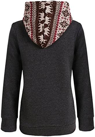 Zalezing Nice Women Long Sleeve Fleece Pullover Hoodie Sweatshirt Coat WhiteLarge