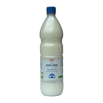 Bio-Kimis (Kumys) fermentierte Bio-Stutenmilch 1 Liter Flasche
