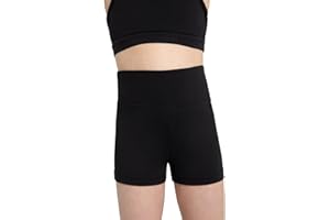Capezio Big Girls' Team Basic High Waisted Short