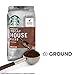 Starbucks Ground Coffee, Medium Roast Coffee, Decaf House Blend, 100% Arabica, 1 bag (12 oz)
