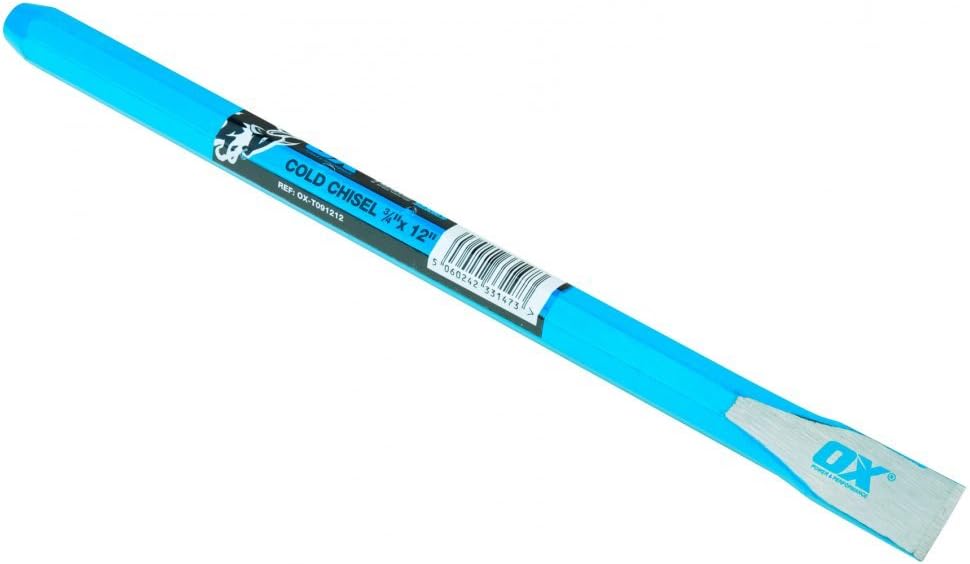OX Trade Cold Chisel - ¾" X 8" / 20mm x 200mm, Blue - Image 3