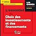 l'essentiel du choix des investissements et des financements (CARRÉS ROUGE) by