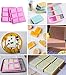 Silicone Soap Molds 2 Pack, 6 Cavities DIY Handmade Soap Moulds - Rectangle Cake Pan for Baking, Biscuit Chocolate Mold, Silicone Soap Bar Mold for Homemade Craft, Ice Cube Tray