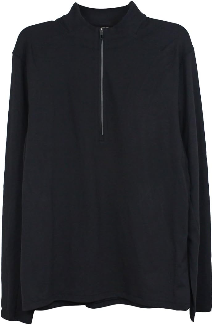 Lululemon Black 4 Way Stretch Surge Warm 1/2 Zip LS Top Men's Extra Large XL
