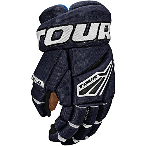 Tour HOCKEY CODE 1 INLINE HOCKEY GLOVES BLUE/WHITE 13 INCH