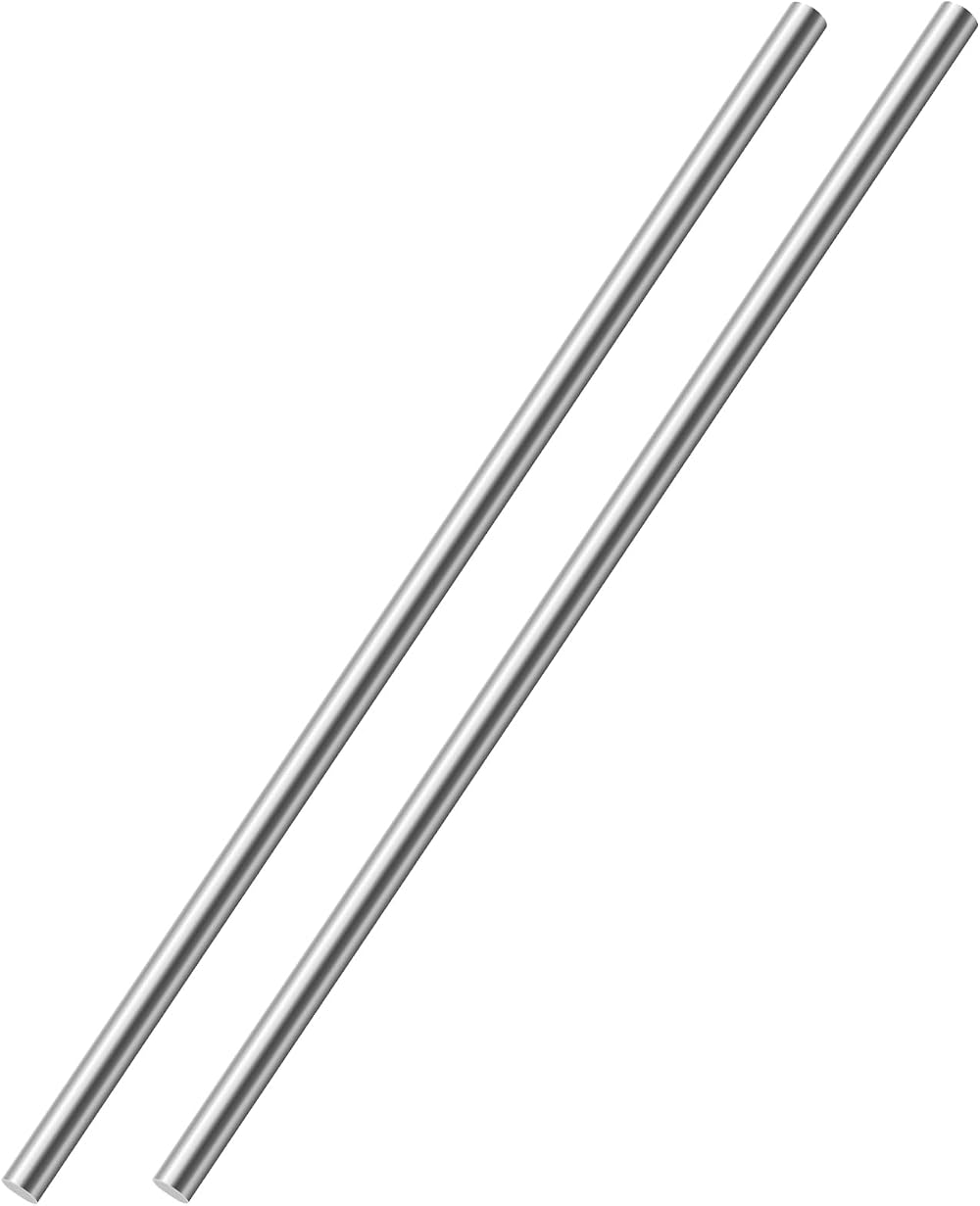 OFFCUP 304 Stainless Steel Round Rods 8mm x 300mm, 2pcs