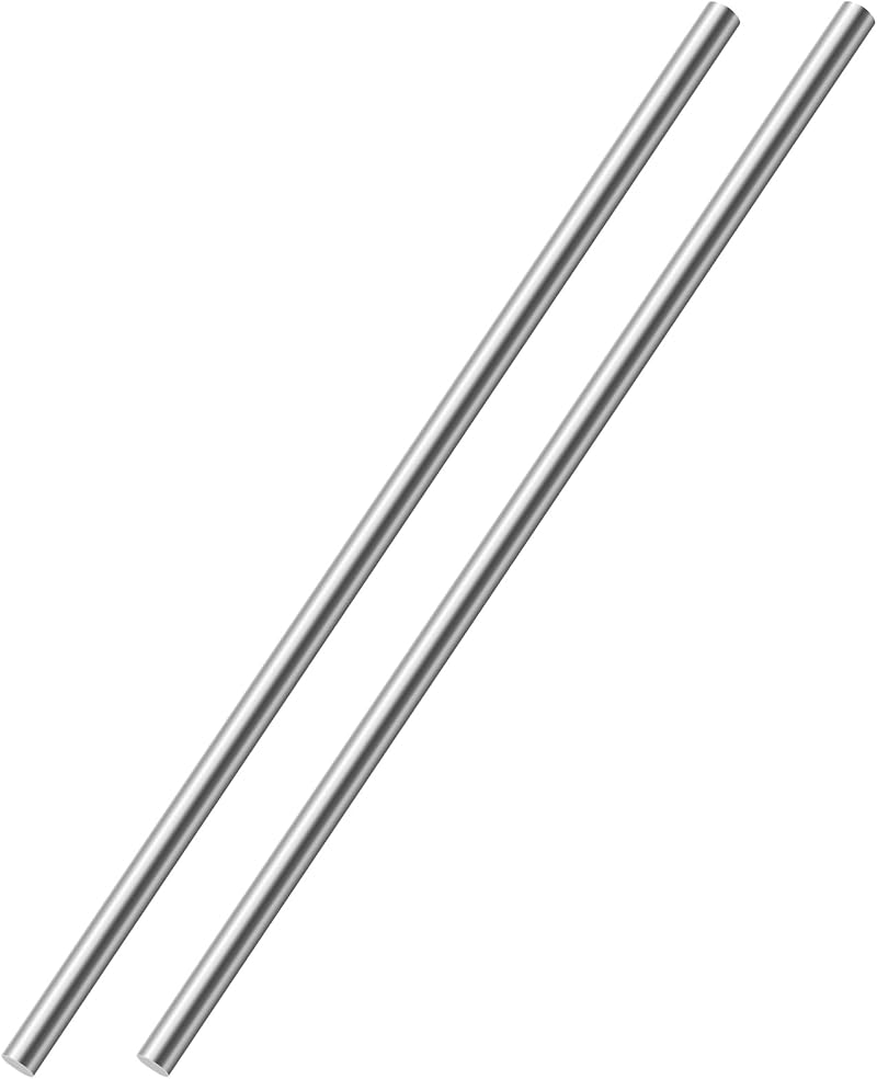 OFFCUP 304 Stainless Steel Round Rods 8mm x 300mm, 2pcs