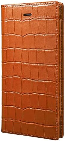 iPhone 6 luxury leather case, crocodile pattern, by Gramas (tan)