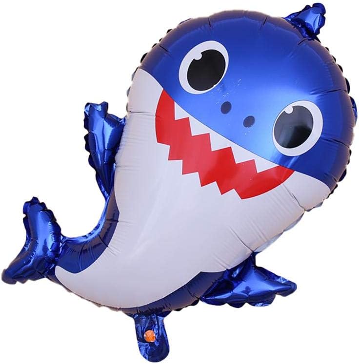 Tamcok Birthday Party Decorations, Party Decoration Shark Baby Aluminum Balloon, One For Sale