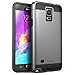 i-Blason Galaxy Note 4 Case, Samsung Galaxy Note 4 Unity Series Dual Layer Armored Hybrid Ultra Thin TPU Silicone Case Cover Skin for Samsung Galaxy Note 4 N910S N910 °C W/(Grey Matt)
