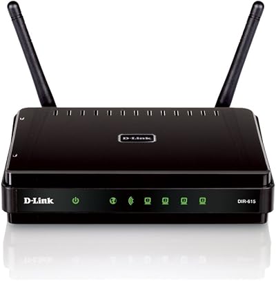 D-Link Wireless N 300 Router DIR-615 802.11n 4-Port 10/100 Switch