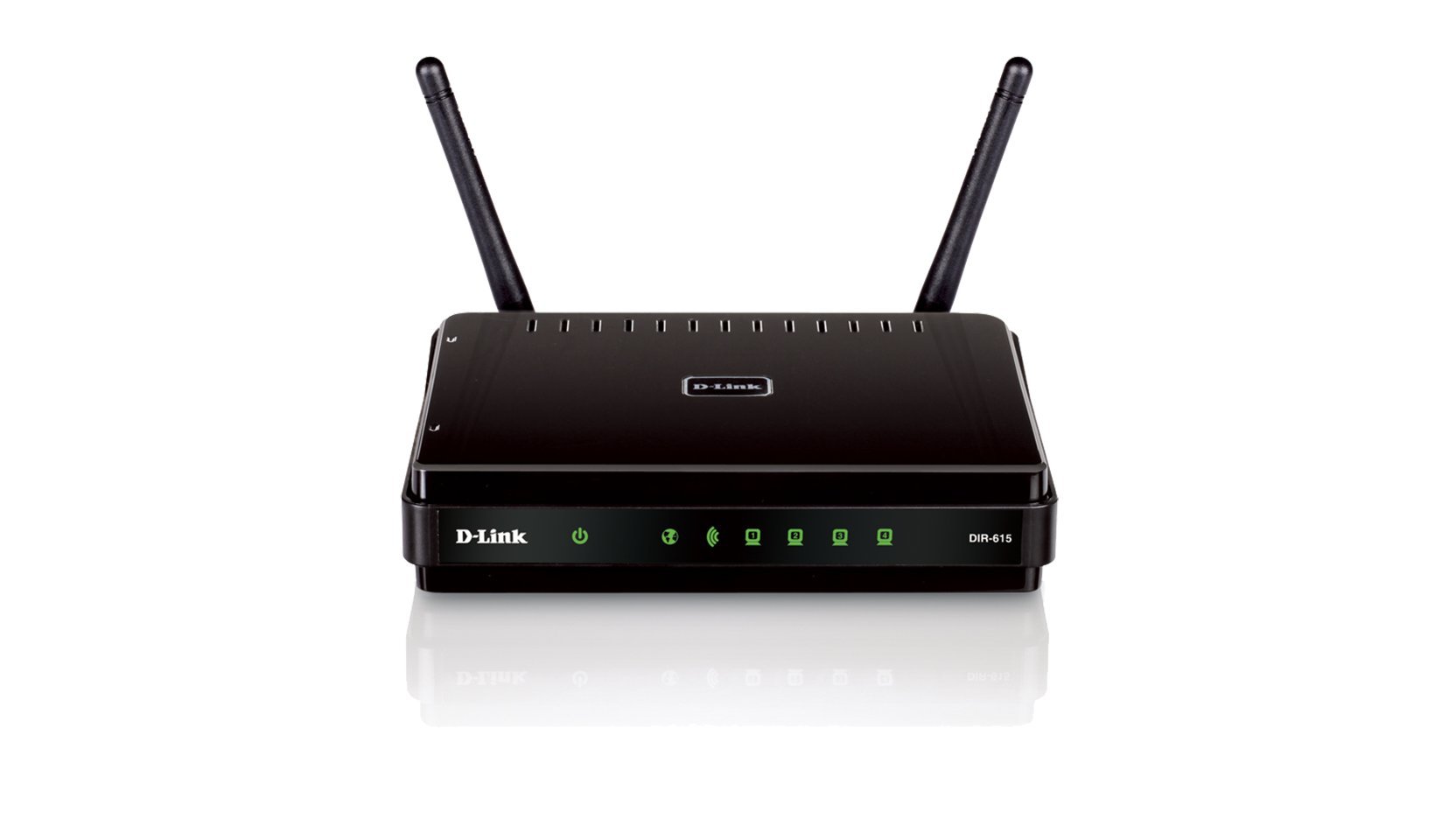 D-Link Wireless N 300 Cable Router DIR-615 - Wireless cable router - 4-port 10/100 switch - 802.11n