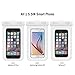 Parboo Waterproof Case - Waterproof Phone Ppouch - Universal Cell Phone Dry Bbag Pouch， Waterproof Phone Case for iPhone Galaxy Note HTC LG up to 6.0