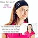 Сhieflines Yoga Headband for Women - Sweatband for Sport, Running, Workout, Traveling or Everyday Use - Insulates and Absorbs Sweat - Two-Sided: Black & Grey
