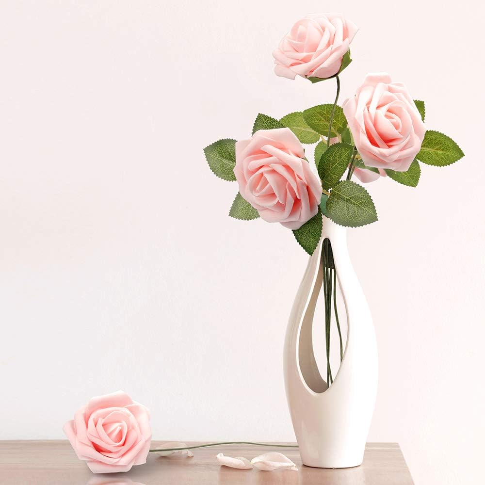 Mocoosy 50Pcs Artificial Roses Flowers - Image 5