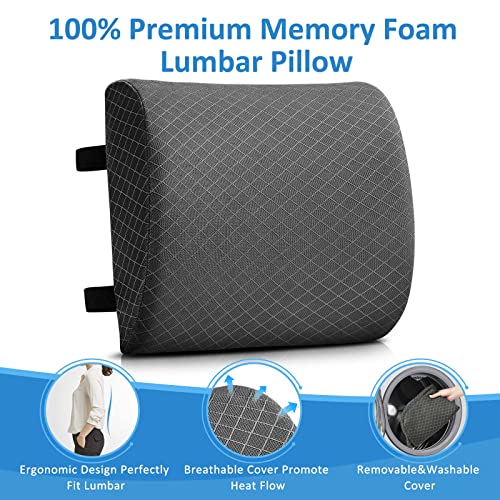 Lumbar Support Pillow for Office Chair,Back Support Pillow for Car