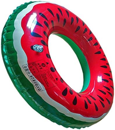 Workouty Floating Swim Ring Inflatable Watermelon Swimming Tube Children Water Play Toys,60cm