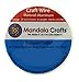 Mandala Crafts 12 14 16 18 20 22 Gauge Anodized Jewelry Making Beading Floral Colored Aluminum Craft Wire (20 Gauge, Black)