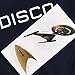 Star Trek Discovery Disco Cosplay Adult T Shirt and Stickers (Large)