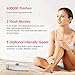 IPL Hair Removal for Women and Men, Gemeita Permanent Hair Removal System 600,000 Flashes Painless Facial Body Professional Hair Remover Device Anti-Allergy at Home, White