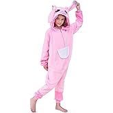 XHAOJLUYU Kids Animal Onesie,One Piece Halloween Cosplay Costume Sleepwear