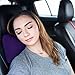 Cushie Pillows 11 inches x 8 inches x 6 inches Microbead Bolster Squishy/Flexible/Extremely Comfortable Pillow - Purple