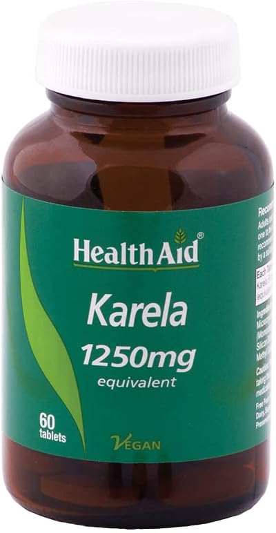 HealthAid Karela Extract 4 x 60 Vegan Tablets 240 Tablets