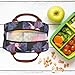 LOKASS Women's Fashionable Lunch Bag, White, Nylon, 10.5