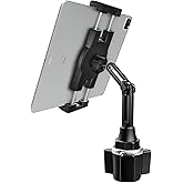 woleyi Universal Cup Holder Tablet Mount for Car Vehicle, Truck, Treadmill, Wheelchair, Golf Cart, Boat and More Cupholder fo