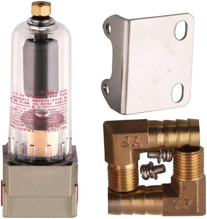 Vansee Separator Catch Reservoir, Mini Filter Impurities Capture Tank Can Engine Oil Separator Catch Reservoir Gas