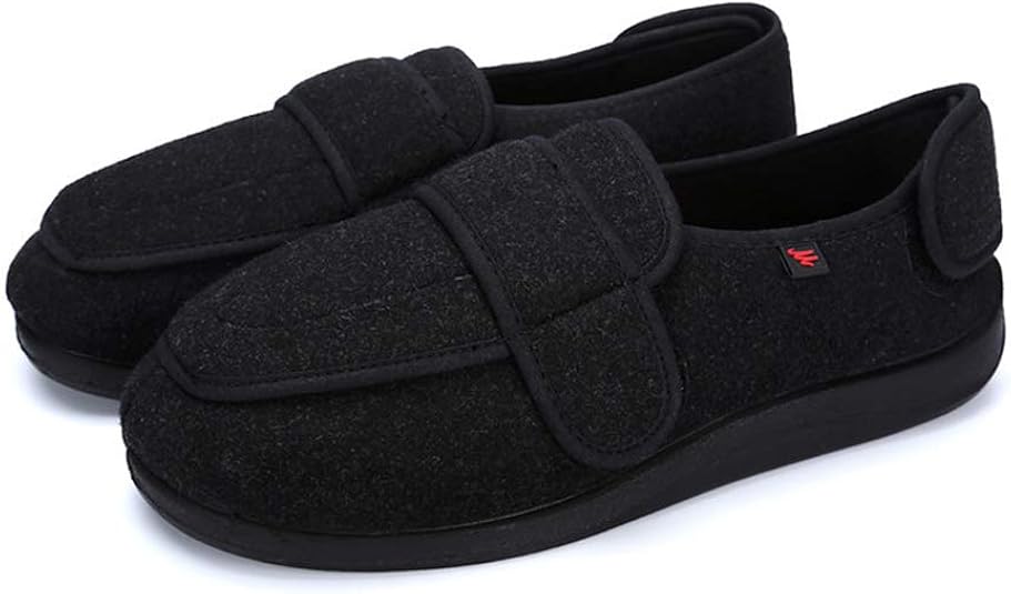 womens velcro slippers swollen feet