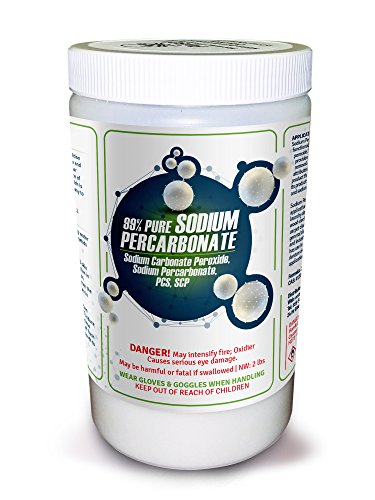 UPC 853908006458, 99% PURE Sodium Percarbonate - 2 LB Bottle (solid hydrogen peroxide, Sodium carbonate hydrogen peroxide, sodium carbonate peroxyhydrate, oxygen bleach)