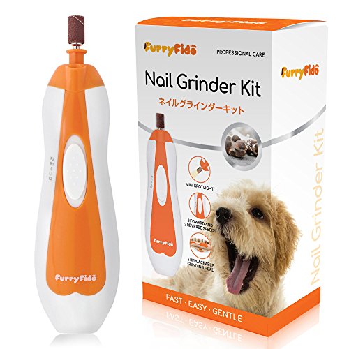 Pet Nail Grinder File by FurryFido, Gentle, Powerful and Safe Paws Grooming l with 6 Sanding Bands for Small and Middle Pet Paws Trimming, and Shaping - Thumbnail 6